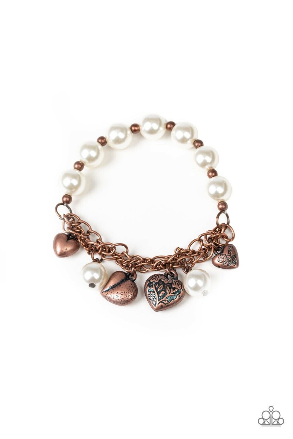 More Amour Copper Chain Stretch Bracelet (B Bin #1 )