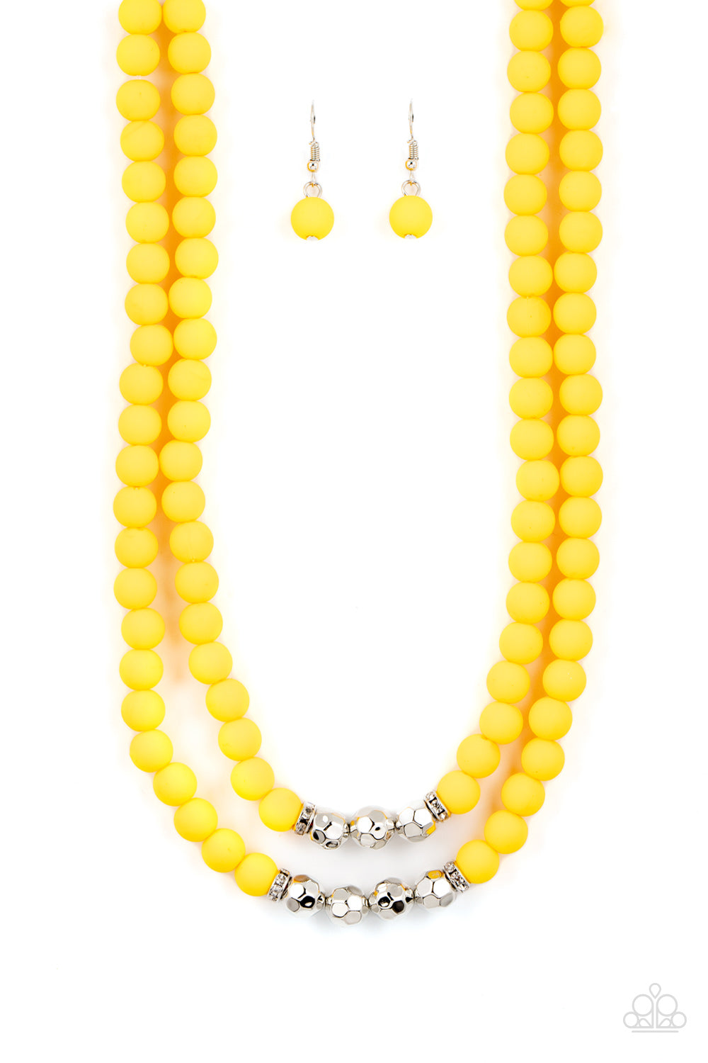 Summer Splash - Yellow Necklace / Dip and Dive - Yellow Bracelet ( NEW )