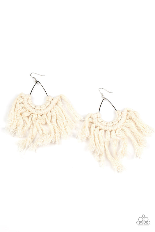 Wanna Piece Of MACRAME? - White ( 0388 )